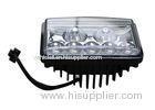 Square Bus / truck / Tank Automotive LED Headlights IP66 , 7pcs Osram LEDs