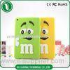 M&M Rainbow Beans Silicon Tablet Protective Cases for iPad 2 iPad 3 iPad 4