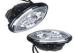 LED Headlamp 7" Round Complex Optics Design Sealed Dual Beam Lights