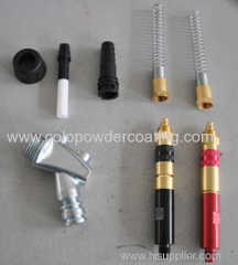 spray gun for powder coating different metal shapes/Pulverpistole