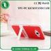 Red Galaxy A5 Samsung Cell Phone Cases With Stand , Hybrid Silicone TPU and PC