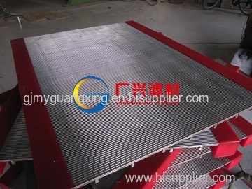 Screen for coal washing flat screens screen panels