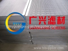 solid liquid separation flat panel Johnson mesh screen panels