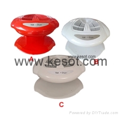 Hot and cold wind Nail polish Dryer with 400W fan system
