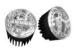 Brightness Round 90mm LED Fog Light For trucks / Cars / Motorcycles
