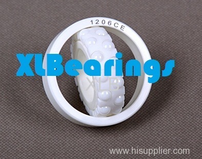 126CE Full Ceramic ZrO2/Si3N4 Self-aligning Ball Bearing