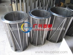 self-cleaning fiter screen wedge wire drum screen screen cylinder