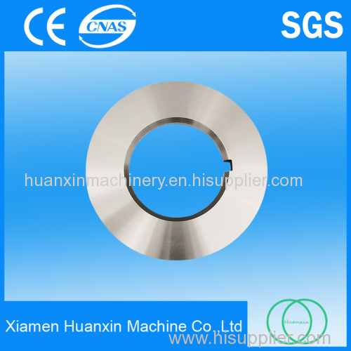 Huanxin Score Slitting Blade for Paper Tube/Pipe Cutting log saw knife