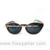 Hand-Made Colorful Skateboard Sunglasses , Wooden Bamboo Sunglasses Custom Fashion