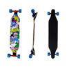 Canadian Pro Maple Wood Longboard 17 Ply 42&quot;x 8&quot; x 10.5 mm ABEC-9 Chrome