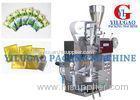 Pulling / Feeding Liquid / Powder / Tea Packing Machine With 4 Sides Sealing