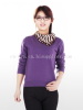 Women's 12G V neck Pullover Sweaters