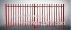 Red Residential Ornamental Aluminum Fence of Powder Coated