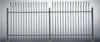 High Strength Villa Park Ornamental Aluminum Fence , Metal Garden Fence