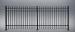 Residential Decorative Metal Garden Ornamental Aluminum Fence / Fencing