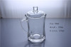 China Manufature Clear Glass Mug With Lid For Wholesale