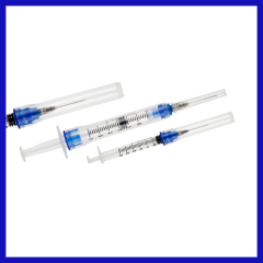 3ML Sliding disposable retraction syringe with needle