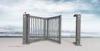 Villa Entrance Aluminum Bi Folding Gates , Trackless Automatic Bi Fold Gates