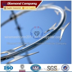 Hot dipped Galvanized Army Security Concertina Razor Barbed Wire