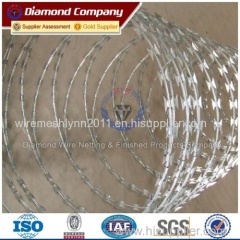 BTO & CBT Low Price Galvanized Concertina Razor Barbed Wire / Razor Barbed Wire / Razor Wire