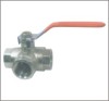 Brass Three-Way Ball Valve