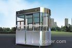 Stainless Steel Security Guard Booths , Park Security Guard Shack