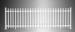 Customized Villa Park Metal Garden Fence for Security / Decoration