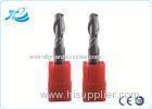 High Speed End Mill Tool , Two Flute End Mill CE / TUV Approved 50 - 150mm Length