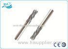 Carbide Four Flute End Mill with HRC55 - 65 , Micro Grain Carbide Material