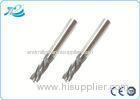 Tungsten Carbide Roughing Three Flute End Mill HRC 55 / 60 / 65