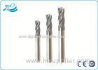 Cemented Carbide HRC 55 / 60 / 65 Diamond Coated End Mill CNC Cutting Tools