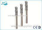 TiAlN Coating Flat End Mill Solid Carbide Cutting Tools with 3 - 4 Flute