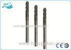 1mm 2mm 3mm Diameter 4 Flute End Mill for Stainless Steel / Roughing To Finishing