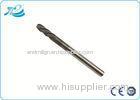 Tungsten Carbide End Mill Straight Flute with 2 or 4 Flute , Helix Angle 38 - 42