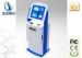 Indoor Stand Alone 19 Inch Bill Payment Kiosk Blue For Tax Collection