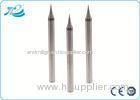 0.2 - 0.6 um Tungsten Carbide End Mill , 2 Flute Micro End Mills for Stainless Steel