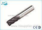 2 Flute Corner Radius End Mill Tungsten Steel for Slotting / Milling / Roughing To Finishing