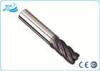 2 4 6 Flute End Mill , Corner Radius End Mill with TiAN / TiCN / TiN / ARCO Coating