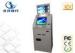 Outdoor / Indoor Cash Payment Dual Screen Kiosk Terminals Computer Kiosk Stands