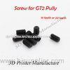 Free shipping !! 3D Printer Accessories 10pcs/lot Screw for 2GT 16teeth or 20teeth timing pully , GT