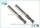 Solid Carbide Cutting Tool Flat End Mills For Stainless Steel TialN / TiCN Coating