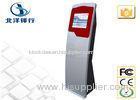 Free Standing LCD Interactive Screen Kiosk Terminals Customer Service Kiosk