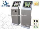 Business Ticketing / Coupon Self Service Banking Kiosk With Touch Screen