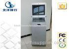 Floor Standing IR / SAW Touch Screen Tourism / Rfid Card Reader Kiosk Machine
