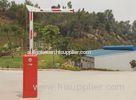 Powder Coating Steel Automatic Boom Gates , Remote Control Driveway Barriers