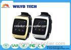 Gold 1.54 inch Digital Watches For Men 8gb Memory 2.0Mp Pedometer Voice Dialer