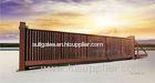 Villa Security Galvanized Trackless Automatic Sliding Gates With Mesh / Partition