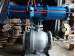 Pneumatic ash unloading ball valve