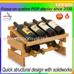 Factory wholesale cheap plastic bottle display rack