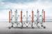Aluminium Alloy Portable Crowd Control Gates , Temporary Barrier Gate